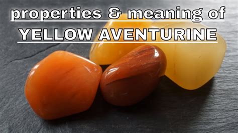 yellow aventurine meaning and properties